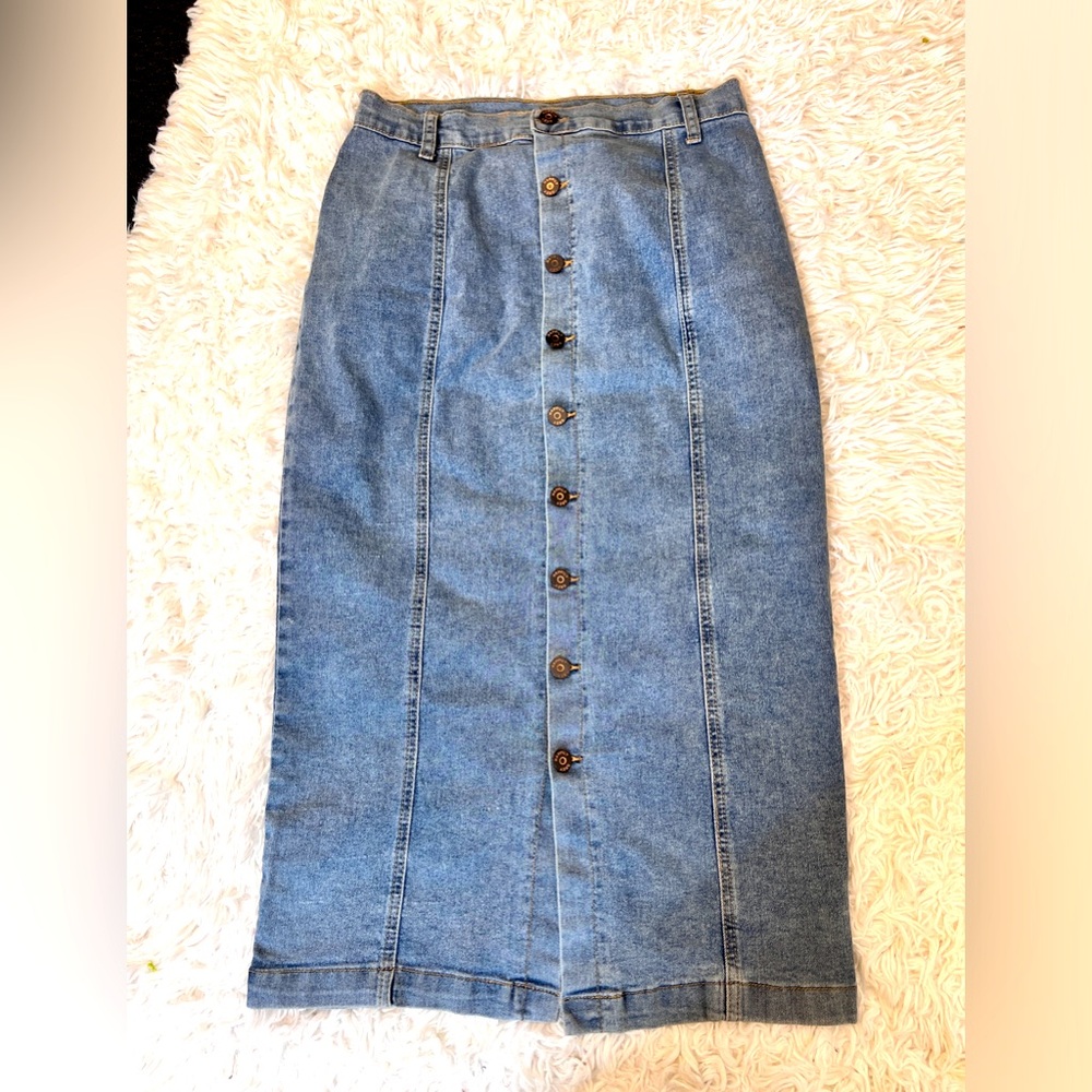 Women’s Denim Long Skirt
